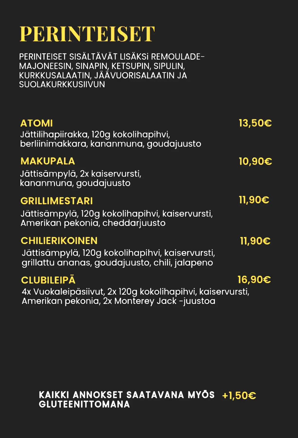 Perinteiset annokset part 2