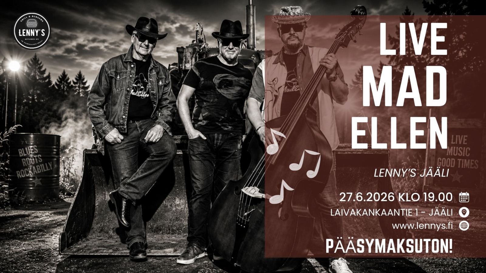 Mad Ellen, keikka poster.
